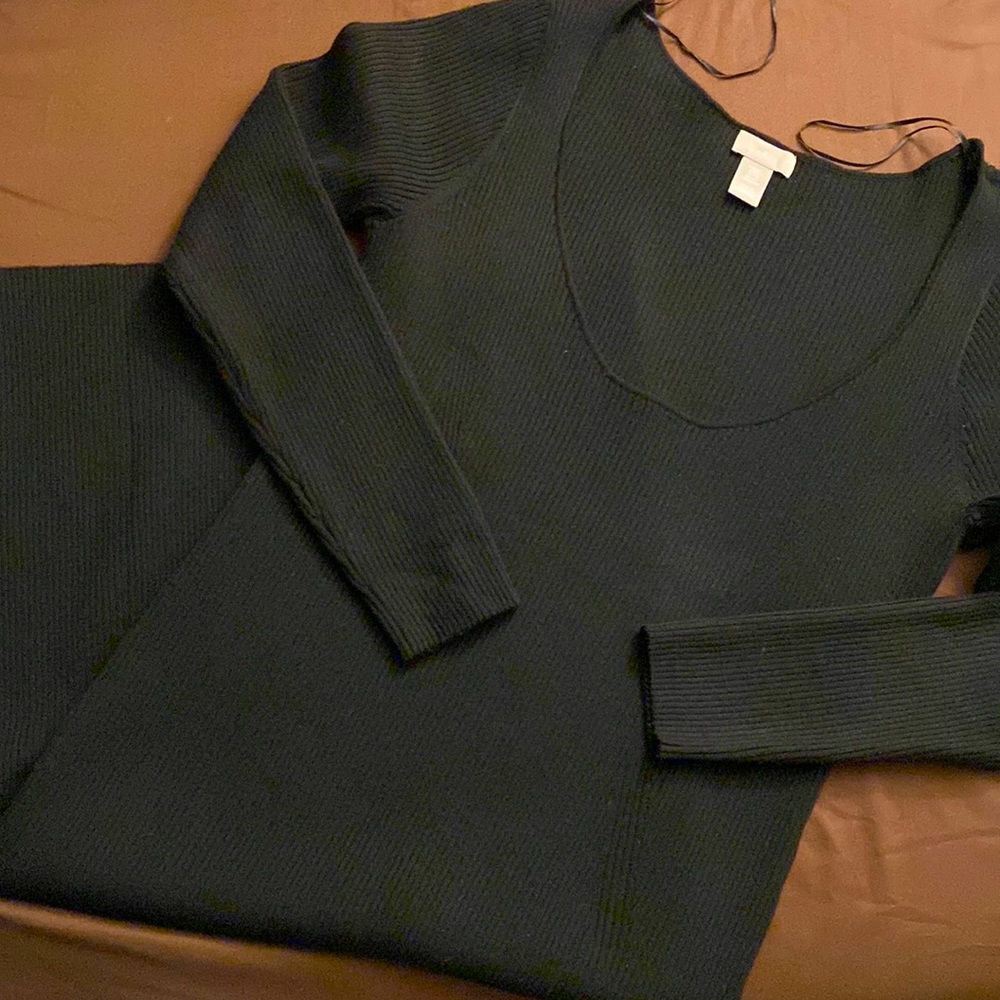 Black Knit Dress